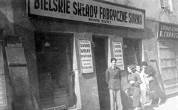 Vilna, Poland, Abram Chukernik, fabric store